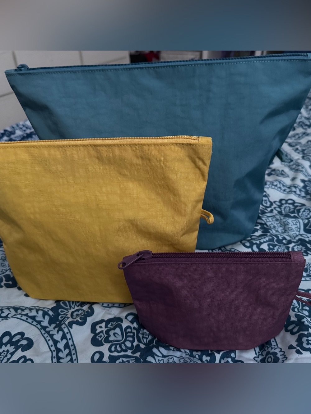 Baggu Go Pouch Set Jewel mix